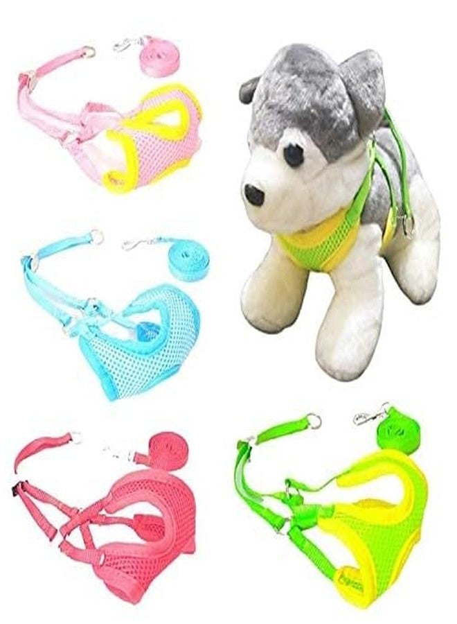 KsPups Padded Harness for Small Puppy/Kitten/Cat Vest Harnesses Cat/Dog Training Collar Adjustable Soft Mesh Comfort Padded Vest Harness for Small Dogs, Cat, Puppies 10 MM Nylon Leash (A6) - Image 4